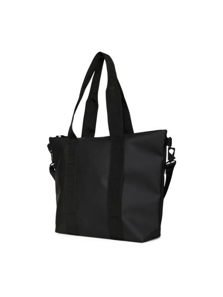 Shopper handtasche mit taschen Rains schwarz