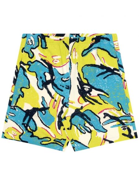 Abstrakt tryk træningsshorts Aape By *a Bathing Ape® grøn