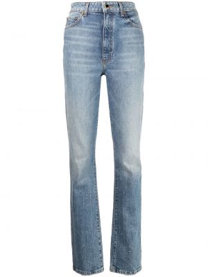 Straight jeans Khaite blå