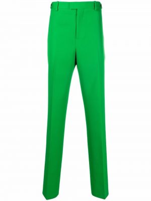 Pantalones rectos Bottega Veneta verde
