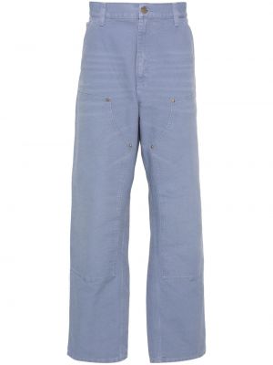 Rovné nohavice Carhartt Wip modrá
