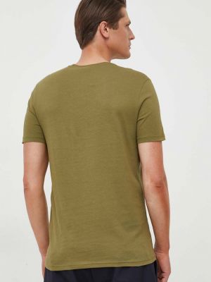 Tricou din bumbac United Colors Of Benetton verde