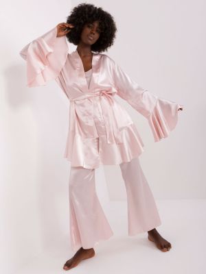 Piżama Fashionhunters różowa