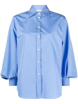 Chemise en coton à manches bouffantes P.a.r.o.s.h. bleu