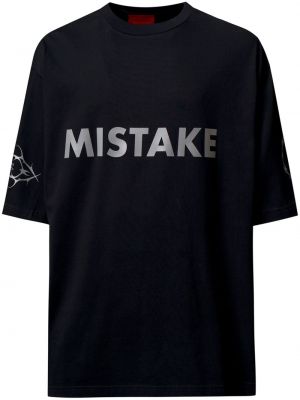 Βαμβακερή μπλούζα A Better Mistake μαύρο