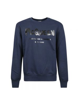 Sweatshirt Alexander Mcqueen blau