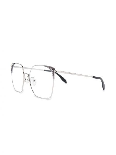 Oversize brille mit spikes Alexander Mcqueen Eyewear