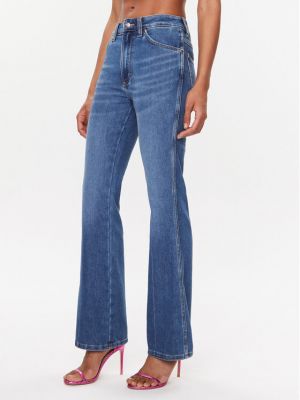 Jeans a zampa Wrangler blu