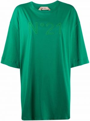 Camiseta con bordado Nº21 verde