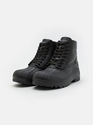 Ботинки на шнуровке Emporio Armani черные