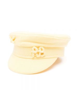 Lniana czapka z daszkiem Ruslan Baginskiy żółta