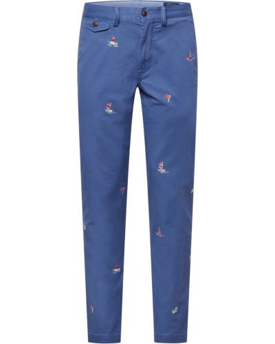 Pantalon chino à motif mélangé Polo Ralph Lauren bleu