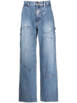 Laia lõikega puuvillased teksapüksid Andersson Bell sinine