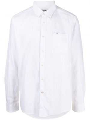 Košile s kapsami Barbour bílá