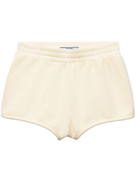Fleece shorts Prada gelb