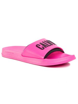 Papucs Calvin Klein Swimwear rózsaszín