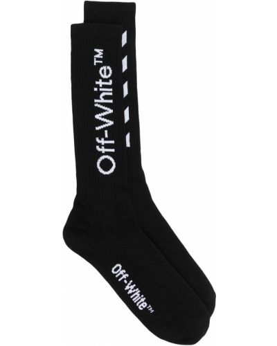 Off-White calcetines Diag - Negro Off-white