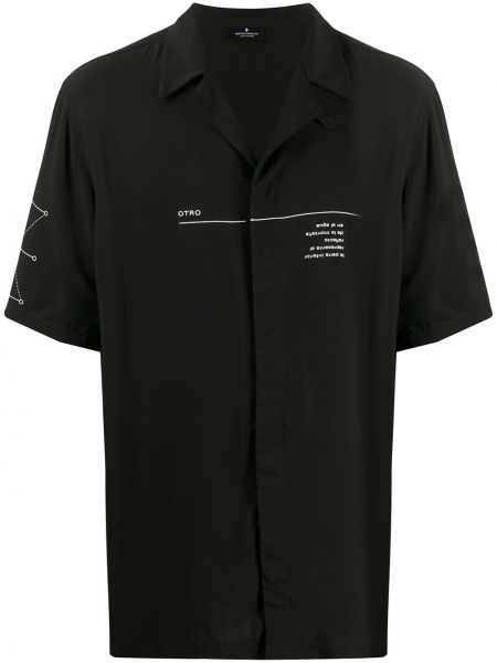 Camisa con estampado con estampado geométrico Marcelo Burlon County Of Milan negro