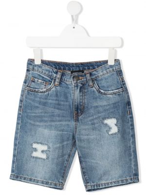 Jeansshorts för tjejer Monnalisa blå