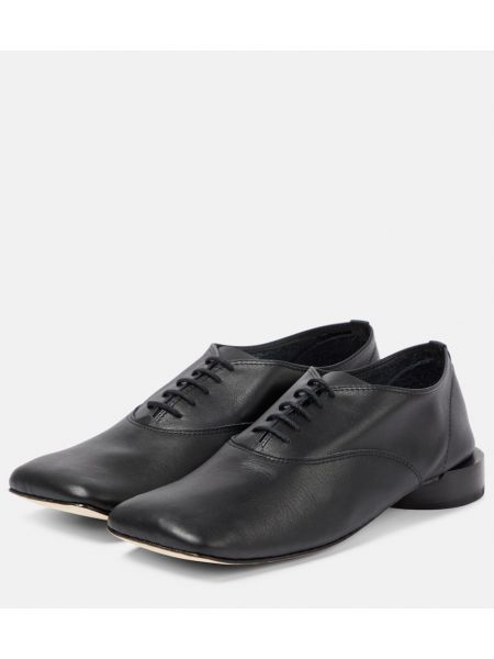 Kožne brogue cipele Jacquemus crna
