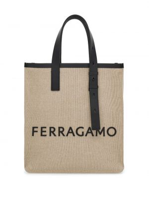Кожени шопинг чанта Ferragamo