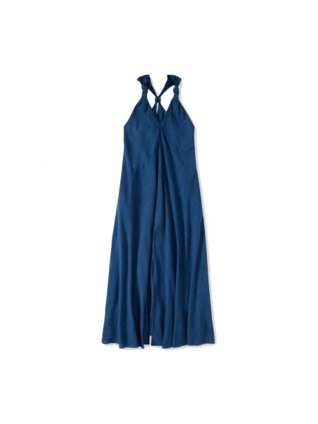 Sukienka długa casual Closed niebieska