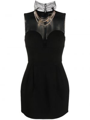 Mesh dress Elisabetta Franchi svart