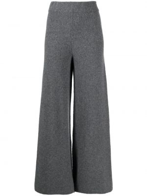 Kašmírové nohavice Lisa Yang sivá
