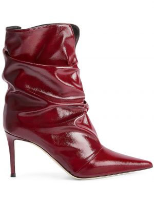 Kotníkové boty Giuseppe Zanotti červené
