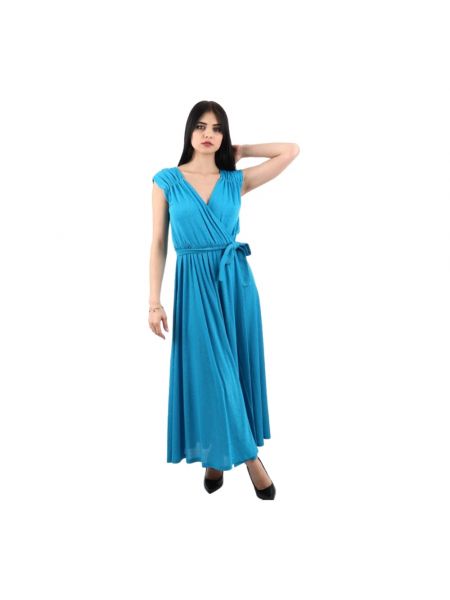 Sukienka długa Emme Di Marella niebieska