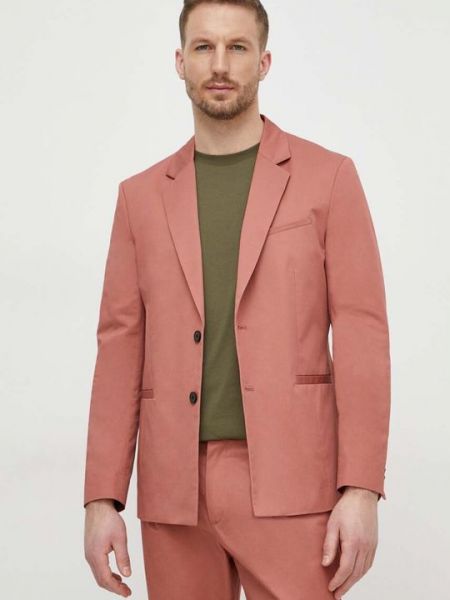Хлопковая куртка Sisley розовая