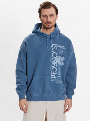 Hoodie large Bdg Urban Outfitters bleu