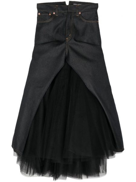 Džinsinis sijonas iš tiulio Junya Watanabe