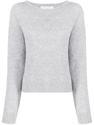 Sweter wełniany z wełny merino Société Anonyme szary