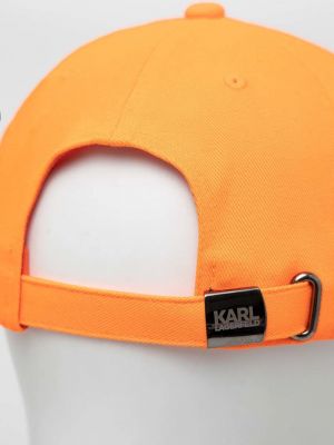 Baseball sapka Karl Lagerfeld narancsszínű