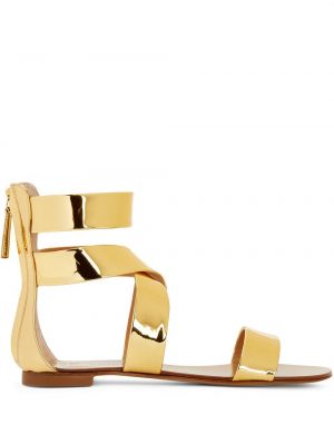 Ilma kontsaga sandaalid Giuseppe Zanotti kuldne