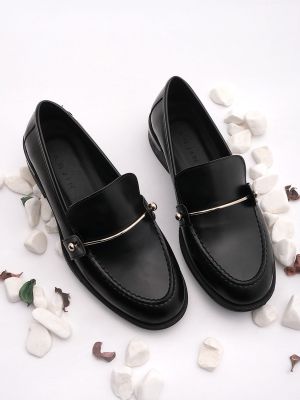 Pantofi loafer fără toc Marjin negru
