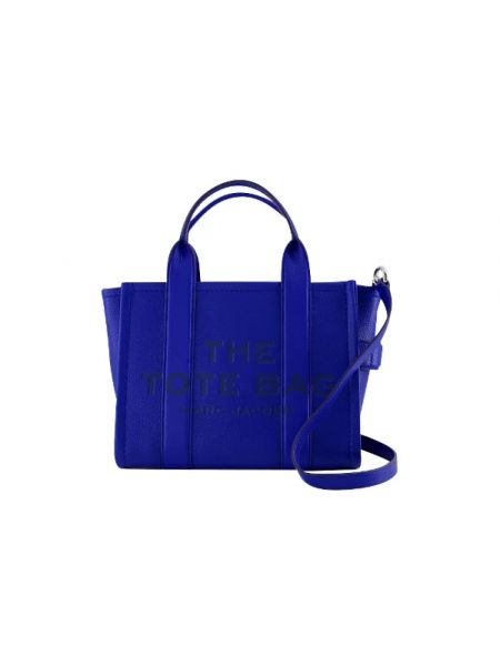 Leder shopper handtasche Marc Jacobs blau
