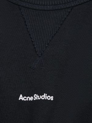 Džemperis bez kapuces Acne Studios melns