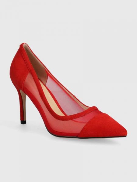 Замшеві туфлі Answear Lab червоні