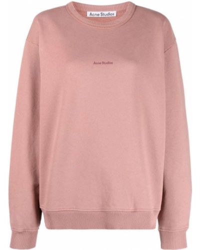 Brodert sweatshirt Acne Studios rosa