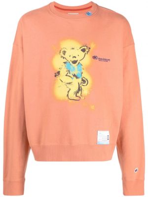 Sweatshirt mit stickerei Maison Mihara Yasuhiro orange