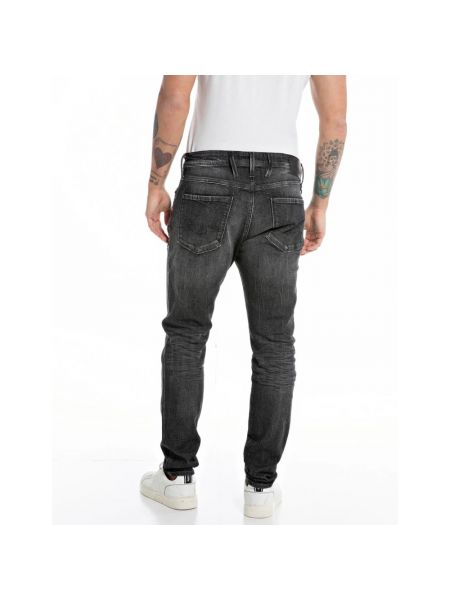 Skinny jeans mit taschen Replay schwarz
