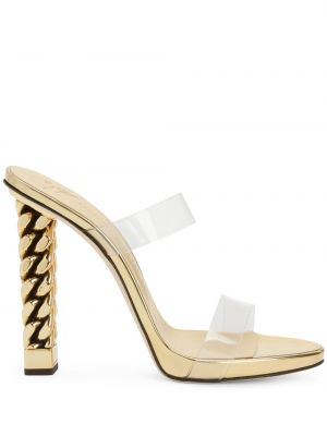 Kožené sandále Giuseppe Zanotti zlatá