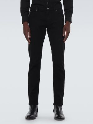 Дънки skinny fit slim Dolce&gabbana черно