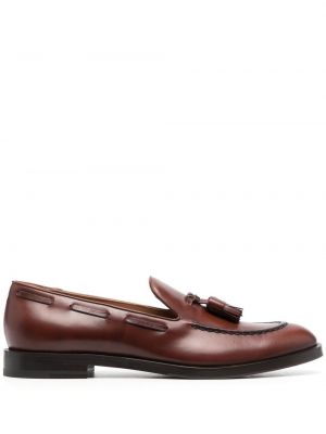 Skinn loafers Fratelli Rossetti brun