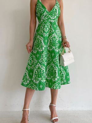 Μίντι φόρεμα Madmext πράσινο
