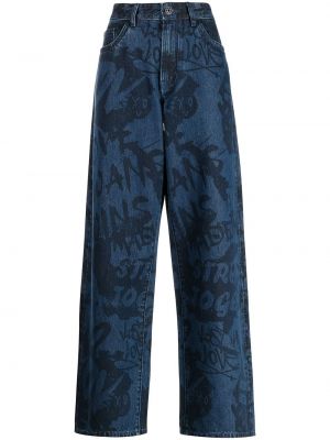 Pantalon à imprimé Ports V bleu