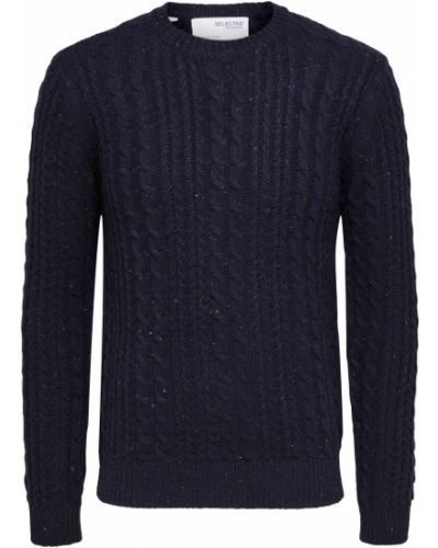 Pulover Selected Homme modra