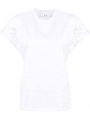 Majica z okroglim izrezom Iro bela
